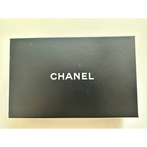 Chanel Wallet Purse Bifold Coco Button Beige - Picture 3 of 16